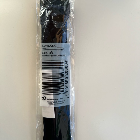 Swarovski Swan Charm Navy Crystalline Ballpoint Pen Brand New - Picture 3 of 4